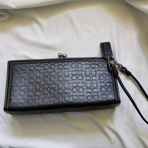 Coach Leather Evening Bag